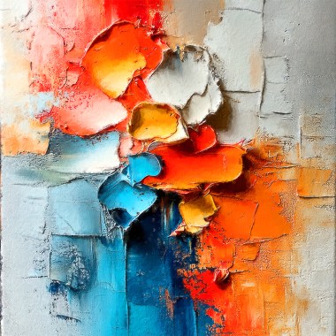 Abstract in verf